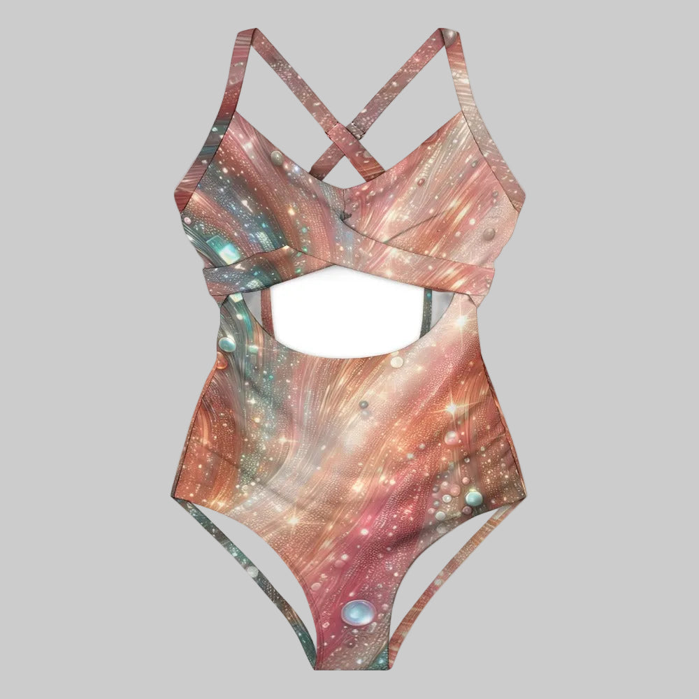 Celestial Gateway Cutout One-Piece Swimsuit