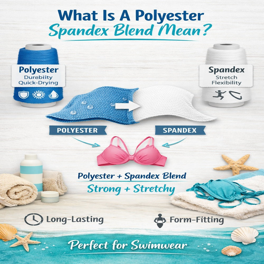 What Is A Polyester Spandex Blend Mean