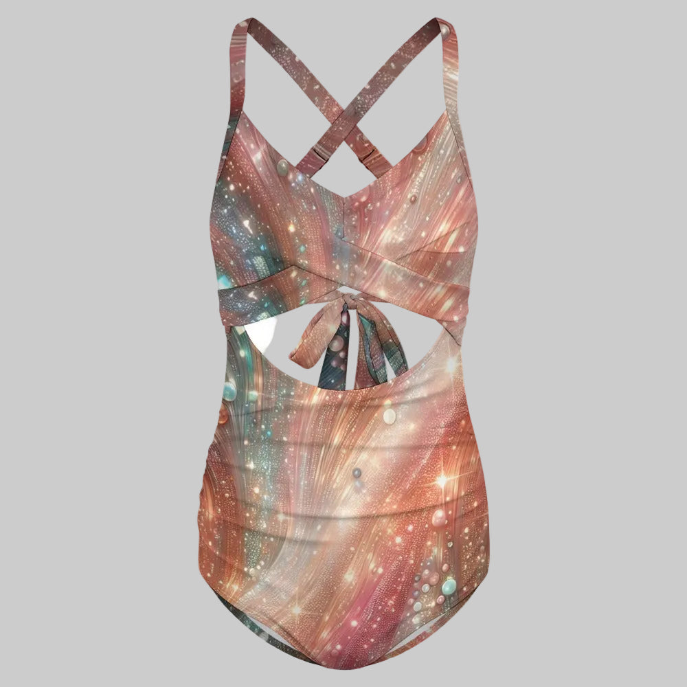 Celestial Gateway Cutout One-Piece Swimsuit